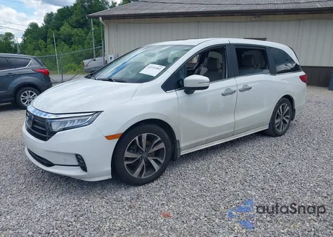 2022 Honda Odyssey Touring из США, поврежденный, VIN 5FNRL6H89NB041117